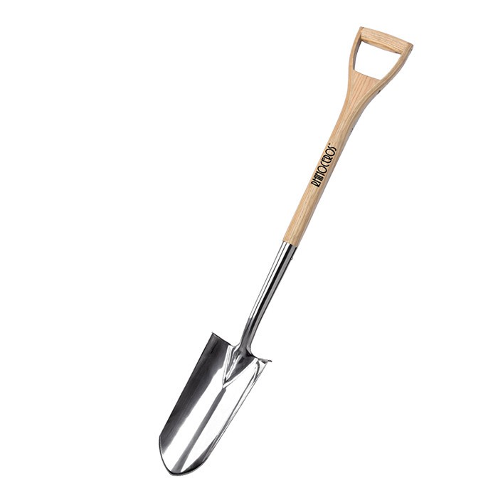 Narrow spade shovel