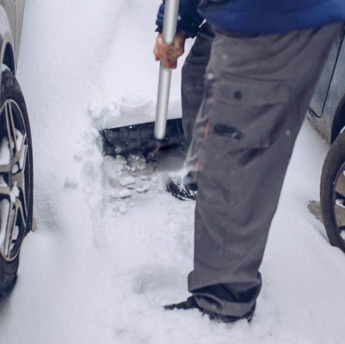 Double Handle Snow Shovel